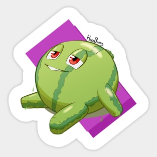 Relaxing Melon Sticker